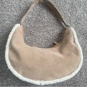 Mango Suede ( genuine leather) bag